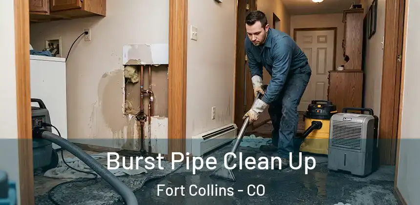  Burst Pipe Clean Up Fort Collins - CO