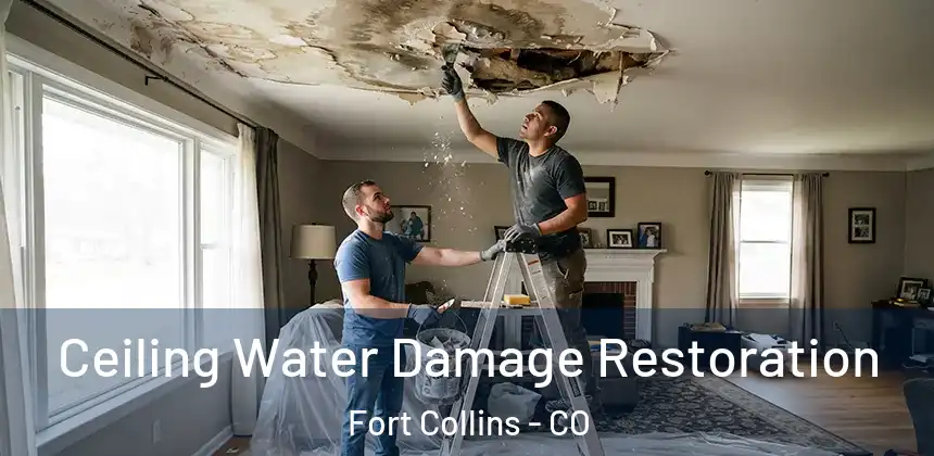  Ceiling Water Damage Restoration Fort Collins - CO