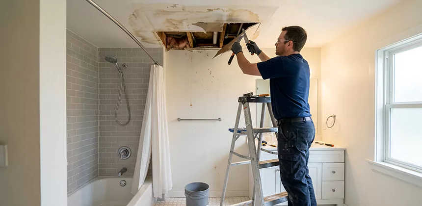 Bathroom Leak Ceiling Repair in Fort Collins